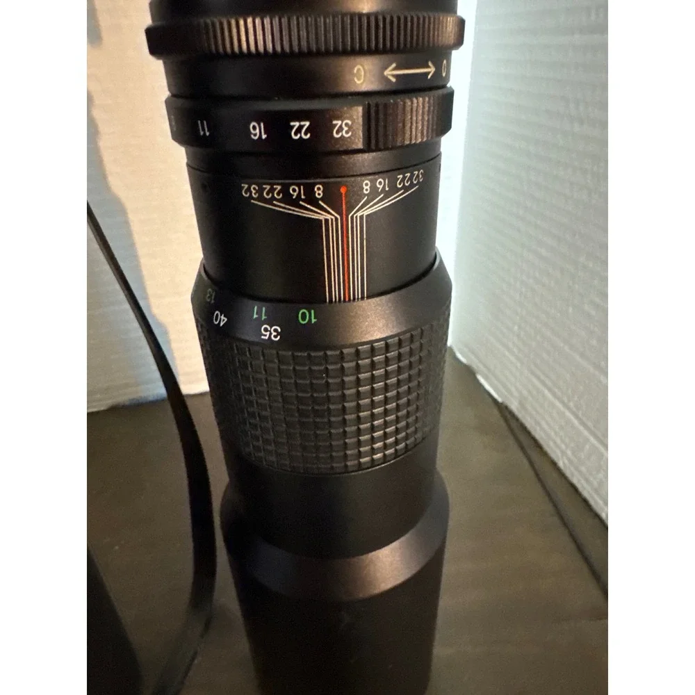 Danubia 500mm f8 Telephoto Prime Lens Japan Manual Focus with Hard Case 823327